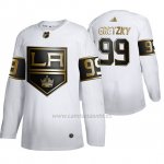Camiseta Hockey Los Angeles Kings Wayne Gretzky Golden Edition Retired Jugador Blanco Camiseta Hockey Los Angeles Kings Wayne Gretzky Golden Edition Retired Jugador Blanco