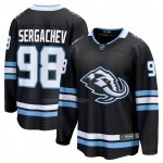 Camiseta Hockey Utah Mammoth Mikhail Sergachev Primera Breakaway Negro Camiseta Hockey Utah Mammoth Mikhail Sergachev Primera Breakaway Negro