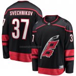 Camiseta Hockey Carolina Hurricanes Andrei Svechnikov Primera Breakaway Negro Camiseta Hockey Carolina Hurricanes Andrei Svechnikov Primera Breakaway Negro