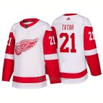 Camiseta Hockey Hombre Detroit Red Wings 21 Tomas Tatar New Outfitted 2018 Blanco Camiseta Hockey Hombre Detroit Red Wings 21 Tomas Tatar New Outfitted 2018 Blanco