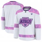Camiseta Hockey Los Angeles Kings 2024 Fights Cancer Blanco Camiseta Hockey Los Angeles Kings 2024 Fights Cancer Blanco