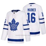 Camiseta Hockey Hombre Toronto Maple Leafs 16 Mitchell Marner Away 2017-2018 Blanco Camiseta Hockey Hombre Toronto Maple Leafs 16 Mitchell Marner Away 2017-2018 Blanco