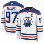 Camiseta Hockey Edmonton Oilers Connor McDavid Segunda Blanco Camiseta Hockey Edmonton Oilers Connor McDavid Segunda Blanco