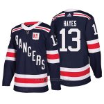 Camiseta Hockey Hombre Autentico New York Rangers 13 Kevin Hayes Winter Classic 2018 Azul Camiseta Hockey Hombre Autentico New York Rangers 13 Kevin Hayes Winter Classic 2018 Azul