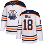 Camiseta Hockey Edmonton Oilers 18 James Neal Road Autentico Blanco Camiseta Hockey Edmonton Oilers 18 James Neal Road Autentico Blanco