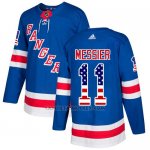 Camiseta Hockey Hombre New York Rangers 27 Messier Azul Camiseta Hockey Hombre New York Rangers 27 Messier Azul
