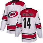 Camiseta Hockey Carolina Hurricanes 14 Justin Williams 2019-20 Segunda Autentico Blanco Camiseta Hockey Carolina Hurricanes 14 Justin Williams 2019-20 Segunda Autentico Blanco