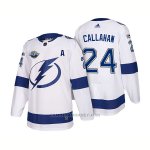 Camiseta Hockey Hombre Tampa Bay Lightning 24 Ryan Callahan 2018 Blanco Camiseta Hockey Hombre Tampa Bay Lightning 24 Ryan Callahan 2018 Blanco