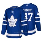 Camiseta Hockey Hombre Toronto Maple Leafs 47 Leo Komarov Home 2017-2018 Azul Camiseta Hockey Hombre Toronto Maple Leafs 47 Leo Komarov Home 2017-2018 Azul