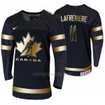 Camiseta Hockey Canada Alexis Lafreniere 2020 IIHF World Junior Championship Golden Edition Limited Negro Camiseta Hockey Canada Alexis Lafreniere 2020 IIHF World Junior Championship Golden Edition Limited Negro