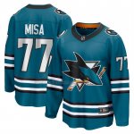 Camiseta Hockey San Jose Sharks Michael Misa Primera Breakaway Verde Camiseta Hockey San Jose Sharks Michael Misa Primera Breakaway Verde