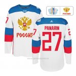 Camiseta Hockey Rusia Artemi Panarin 27 Premier 2016 World Cup Blanco Camiseta Hockey Rusia Artemi Panarin 27 Premier 2016 World Cup Blanco
