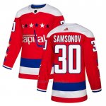 Camiseta Hockey Washington Capitals 30 Ilya Samsonov Alterno Autentico Rojo Camiseta Hockey Washington Capitals 30 Ilya Samsonov Alterno Autentico Rojo