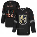 Camiseta Hockey Vegas Golden Knights Luca Sbisa 2020 USA Flag Negro Camiseta Hockey Vegas Golden Knights Luca Sbisa 2020 USA Flag Negro