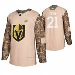 Camiseta Hockey Vegas Golden Knights Cody Eakin Veterans Day Camuflaje Camiseta Hockey Vegas Golden Knights Cody Eakin Veterans Day Camuflaje