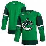 Camiseta Hockey Vancouver Canucks 2023 St. Patrick's Day Autentico Verde Camiseta Hockey Vancouver Canucks 2023 St. Patrick's Day Autentico Verde