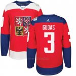 Camiseta Hockey Republica Checa Radko Gudas 3 Premier 2016 World Cup Rojo Camiseta Hockey Republica Checa Radko Gudas 3 Premier 2016 World Cup Rojo
