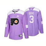 Camiseta Hockey Hombre Autentico Philadelphia Flyers 3 Radko Gudas Hockey Fights Cancer 2018 Violeta Camiseta Hockey Hombre Autentico Philadelphia Flyers 3 Radko Gudas Hockey Fights Cancer 2018 Violeta