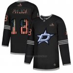 Camiseta Hockey Dallas Stars Tyler Pitlick 2020 USA Flag Negro Camiseta Hockey Dallas Stars Tyler Pitlick 2020 USA Flag Negro
