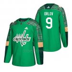 Camiseta Washington Capitals Dmitry Orlov 2018 St. Patrick's Day Verde Camiseta Washington Capitals Dmitry Orlov 2018 St. Patrick's Day Verde