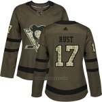 Camiseta Hockey Mujer Penguins 62 Bryan Rust Salute To Service 2018 Verde Camiseta Hockey Mujer Penguins 62 Bryan Rust Salute To Service 2018 Verde