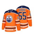 Camiseta Hockey Hombre Edmonton Oilers 55 Mark Letestu 2018 Naranja Camiseta Hockey Hombre Edmonton Oilers 55 Mark Letestu 2018 Naranja