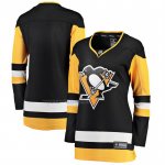 Camiseta Hockey Mujer Pittsburgh Penguins Primera Breakaway Negro Camiseta Hockey Mujer Pittsburgh Penguins Primera Breakaway Negro