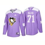 Camiseta Hockey Hombre Autentico Pittsburgh Penguins 71 Evgeni Malkin Hockey Fights Cancer 2018 Violeta Camiseta Hockey Hombre Autentico Pittsburgh Penguins 71 Evgeni Malkin Hockey Fights Cancer 2018 Violeta