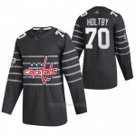 Camiseta Hockey Washington Capitals Braden Holtby Autentico 2020 All Star Gris Camiseta Hockey Washington Capitals Braden Holtby Autentico 2020 All Star Gris