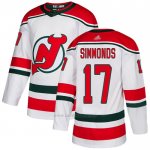 Camiseta Hockey New Jersey Devils 17 Wayne Simmonds Alterno Autentico Blanco Camiseta Hockey New Jersey Devils 17 Wayne Simmonds Alterno Autentico Blanco