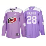 Camiseta Hockey Hombre Autentico Carolina Hurricanes 28 Elias Lindholm Hockey Fights Cancer 2018 Violeta Camiseta Hockey Hombre Autentico Carolina Hurricanes 28 Elias Lindholm Hockey Fights Cancer 2018 Violeta
