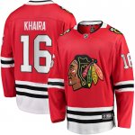 Camiseta Hockey Chicago Blackhawks Jujhar Khaira Primera Team Breakaway Rojo Camiseta Hockey Chicago Blackhawks Jujhar Khaira Primera Team Breakaway Rojo