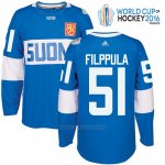 Camiseta Hockey Finlandia Valtteri Filppula 51 Premier 2016 World Cup Azul Camiseta Hockey Finlandia Valtteri Filppula 51 Premier 2016 World Cup Azul