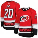 Camiseta Hockey Carolina Hurricanes Sebastian Aho 25th Anniversary Autentico Rojo Camiseta Hockey Carolina Hurricanes Sebastian Aho 25th Anniversary Autentico Rojo