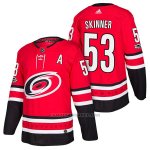 Camiseta Hockey Hombre Autentico Carolina Hurricanes 53 Jeff Skinner Home 2018 Rojo Camiseta Hockey Hombre Autentico Carolina Hurricanes 53 Jeff Skinner Home 2018 Rojo