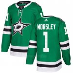 Camiseta Hockey Dallas Stars Gump Worsley Primera Autentico Verde Camiseta Hockey Dallas Stars Gump Worsley Primera Autentico Verde