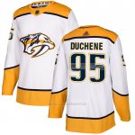 Camiseta Hockey Nashville Predators 95 Matt Duchene Road Autentico Blanco Camiseta Hockey Nashville Predators 95 Matt Duchene Road Autentico Blanco