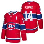 Camiseta Hockey Hombre Autentico Montreal Canadiens 14 Tomas Plekanec Home 2018 Rojo Camiseta Hockey Hombre Autentico Montreal Canadiens 14 Tomas Plekanec Home 2018 Rojo