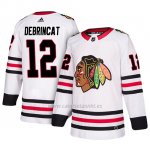 Camiseta Chicago Blackhawks Alex Debrincat Away Blanco Camiseta Chicago Blackhawks Alex Debrincat Away Blanco