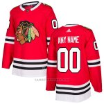 Camiseta Hockey Nino Chicago Blackhawks Primera Personalizada Rojo Camiseta Hockey Nino Chicago Blackhawks Primera Personalizada Rojo