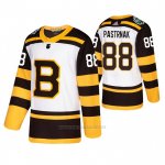 Camiseta Hockey Boston Bruins David Pastrnak Winter Classic Blanco Camiseta Hockey Boston Bruins David Pastrnak Winter Classic Blanco