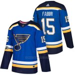 Camiseta Hockey Hombre Autentico St. Louis Blues 15 Robby Fabbri Home 2018 Azul Camiseta Hockey Hombre Autentico St. Louis Blues 15 Robby Fabbri Home 2018 Azul