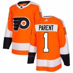 Camiseta Hockey Philadelphia Flyers 1 Bernie Parent Primera Autentico Naranja Camiseta Hockey Philadelphia Flyers 1 Bernie Parent Primera Autentico Naranja