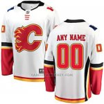 Camiseta Hockey Hombre Calgary Flames 2018 Personalizada Blanco Camiseta Hockey Hombre Calgary Flames 2018 Personalizada Blanco