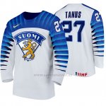 Camiseta Hockey Finlandia Kristian Tanus Home 2020 IIHF World Junior Championship White Camiseta Hockey Finlandia Kristian Tanus Home 2020 IIHF World Junior Championship White