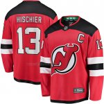 Camiseta Hockey New Jersey Devils Nico Hischier Primera Breakaway Rojo Camiseta Hockey New Jersey Devils Nico Hischier Primera Breakaway Rojo
