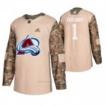 Camiseta Hockey Colorado Avalanche Semyon Varlamov Veterans Day Camuflaje Camiseta Hockey Colorado Avalanche Semyon Varlamov Veterans Day Camuflaje