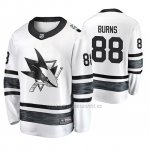 Camiseta San Jose Sharks Brent Burns 2019 All Star Blanco Camiseta San Jose Sharks Brent Burns 2019 All Star Blanco
