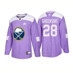 Camiseta Hockey Hombre Autentico Buffalo Sabres 28 Zemgus Girgensons 2018 Hockey Fights Cancer Violeta Camiseta Hockey Hombre Autentico Buffalo Sabres 28 Zemgus Girgensons 2018 Hockey Fights Cancer Violeta
