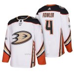 Camiseta Hockey Hombre Anaheim Ducks Cam Fowler 4 2018 New Season Team Road Blanco Camiseta Hockey Hombre Anaheim Ducks Cam Fowler 4 2018 New Season Team Road Blanco